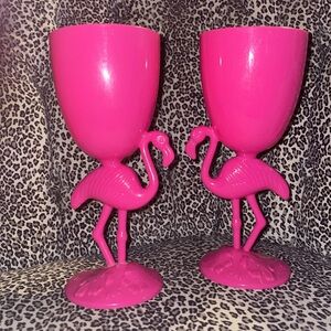 flamingo wine glasses🩷